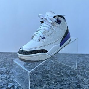 Nike Air Jordan 3 Retro Dark Iris Purple PS DM0966-105 Size 11C